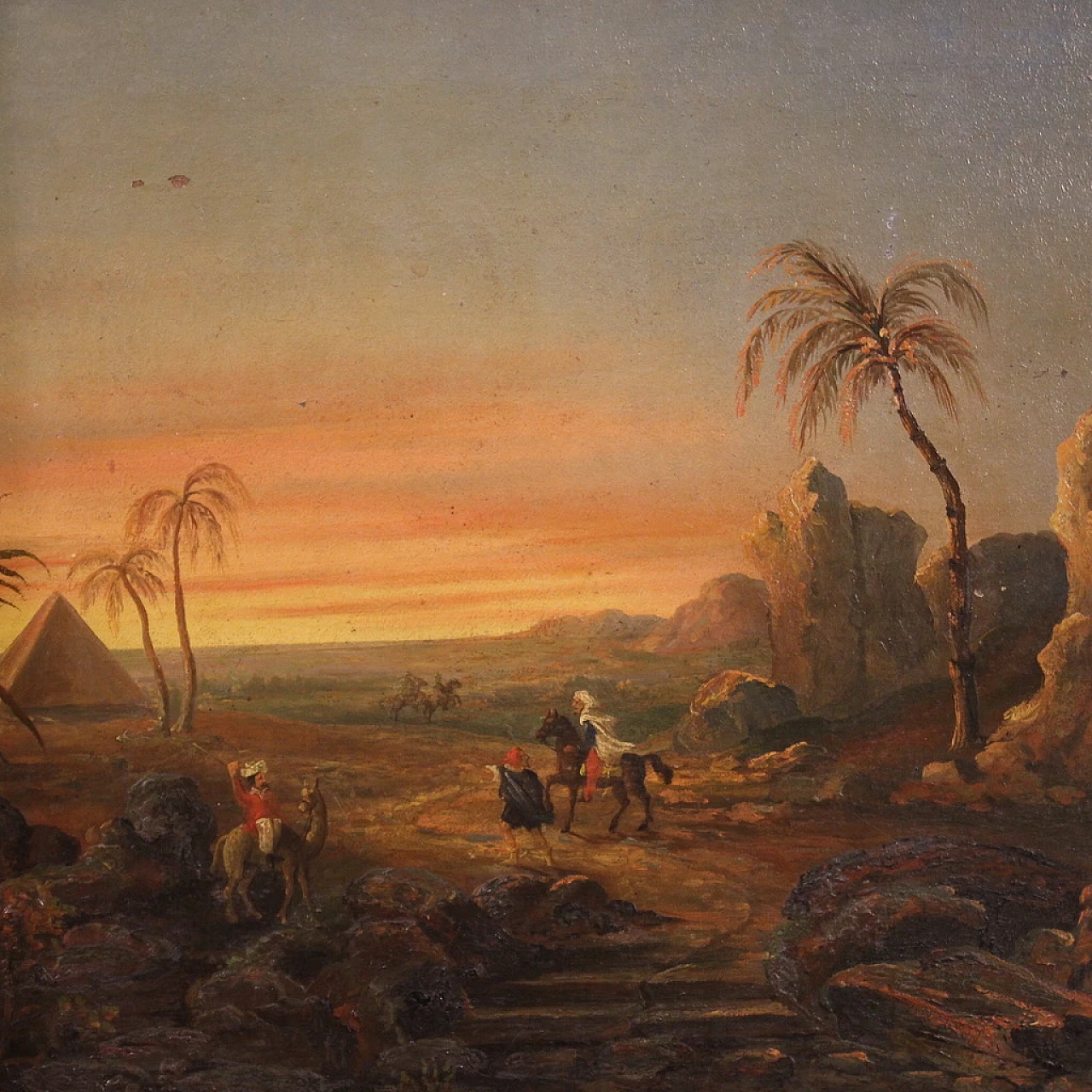 Refined orientalist painting from the 19th century 2