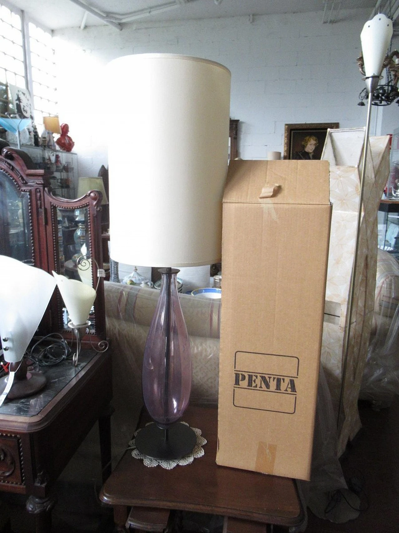 Penta Light Table Lamp in Murano Glass 3