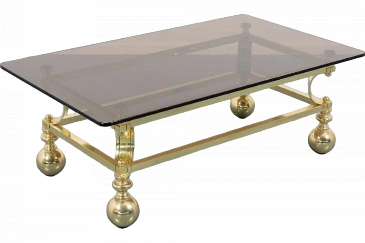 Coffee table in steel and smoked glass by Marzio Cecchi, 1970s 8