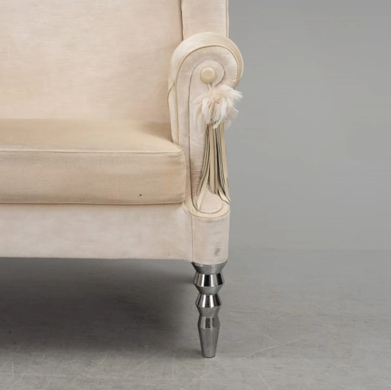 Siegfried Bergere armchair by S. Mazza for Ipe Visionnaire, 2000s 5