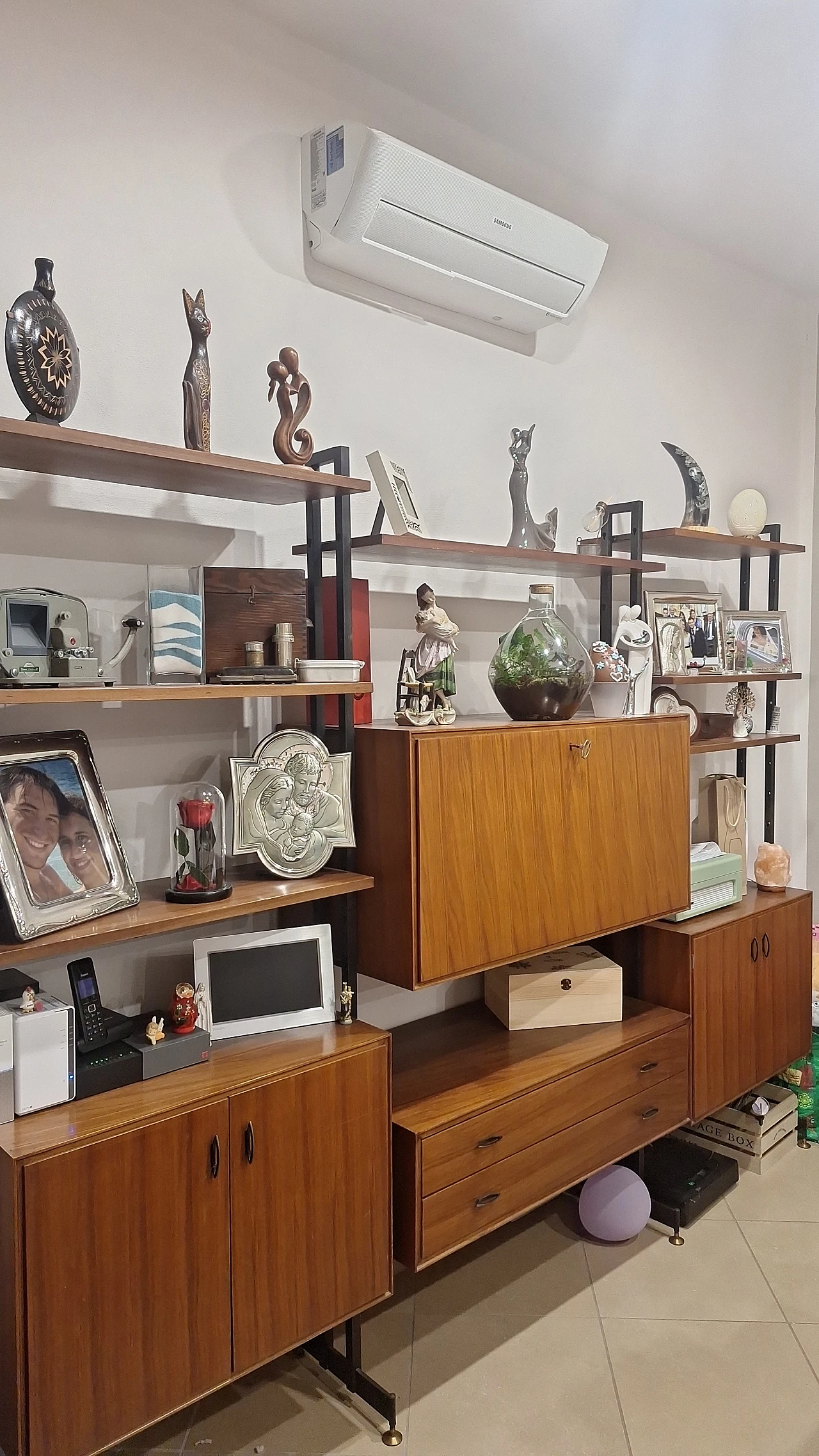 Scandinavian style bookcase, 60s 2