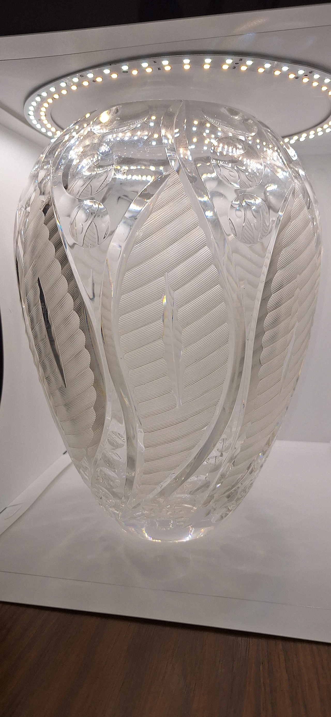 Bohemian crystal vase 1