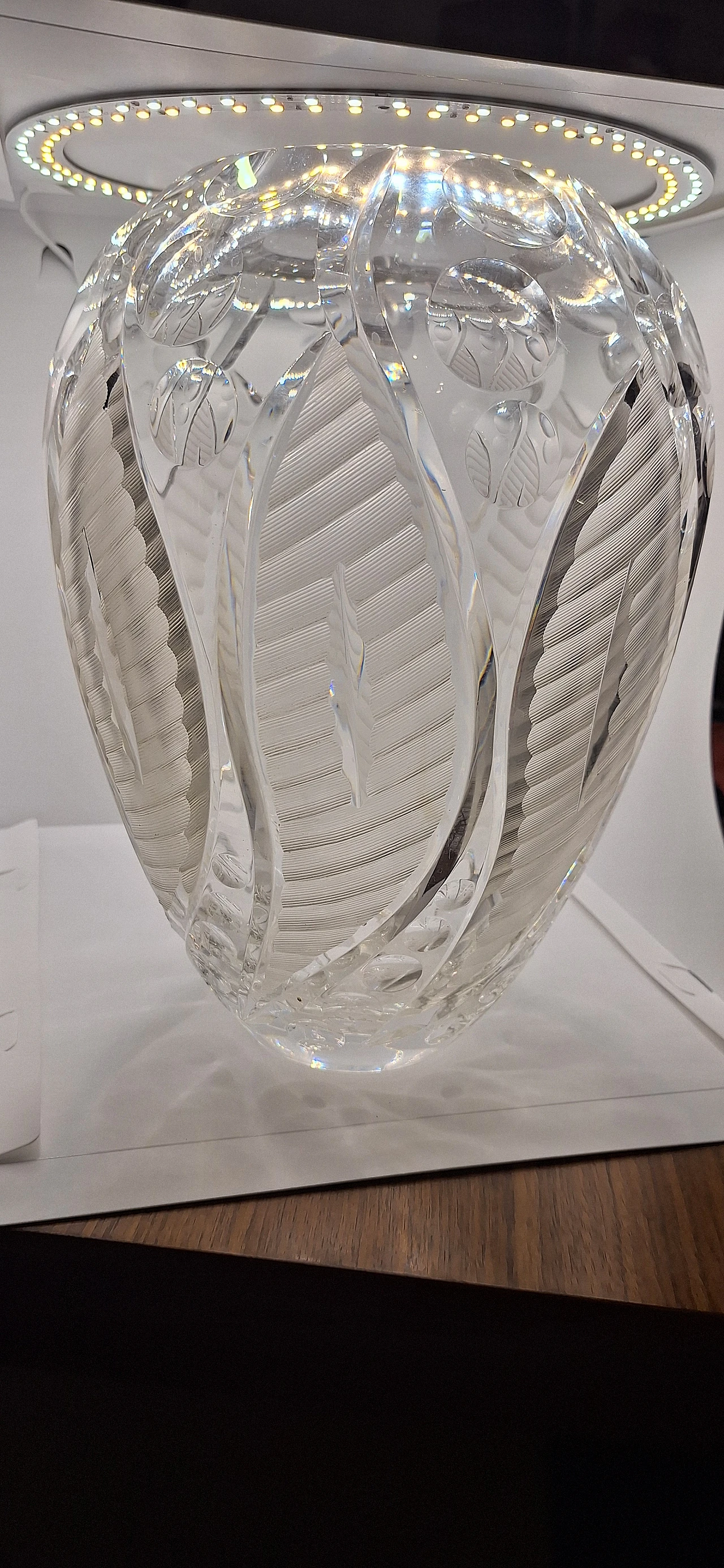 Bohemian crystal vase 5