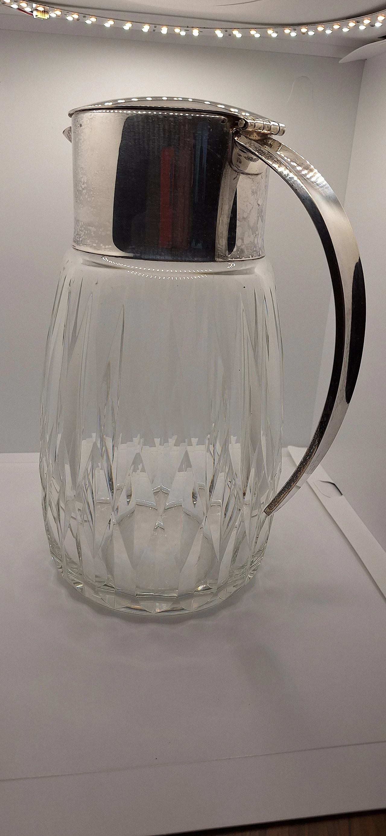 Bohemian crystal jug 6