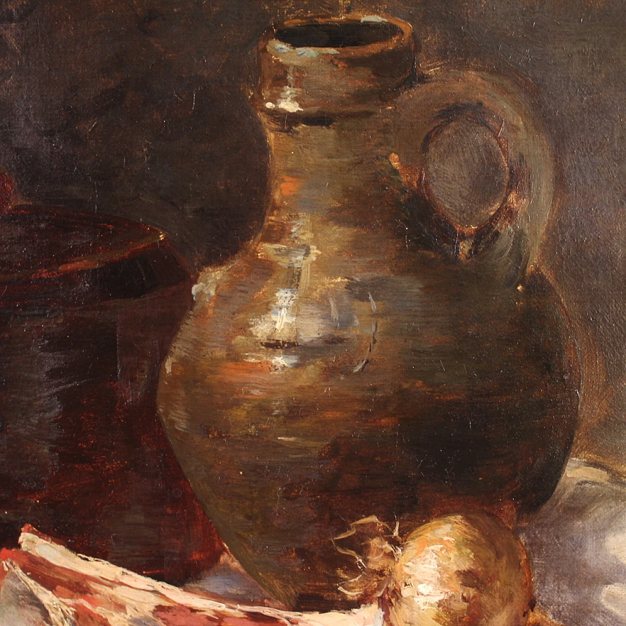 Splendid still life, signed painting from the 19th century 14