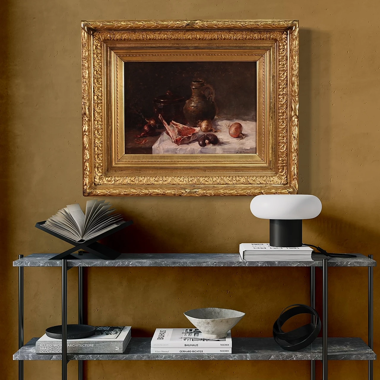 Splendid still life, signed painting from the 19th century 15