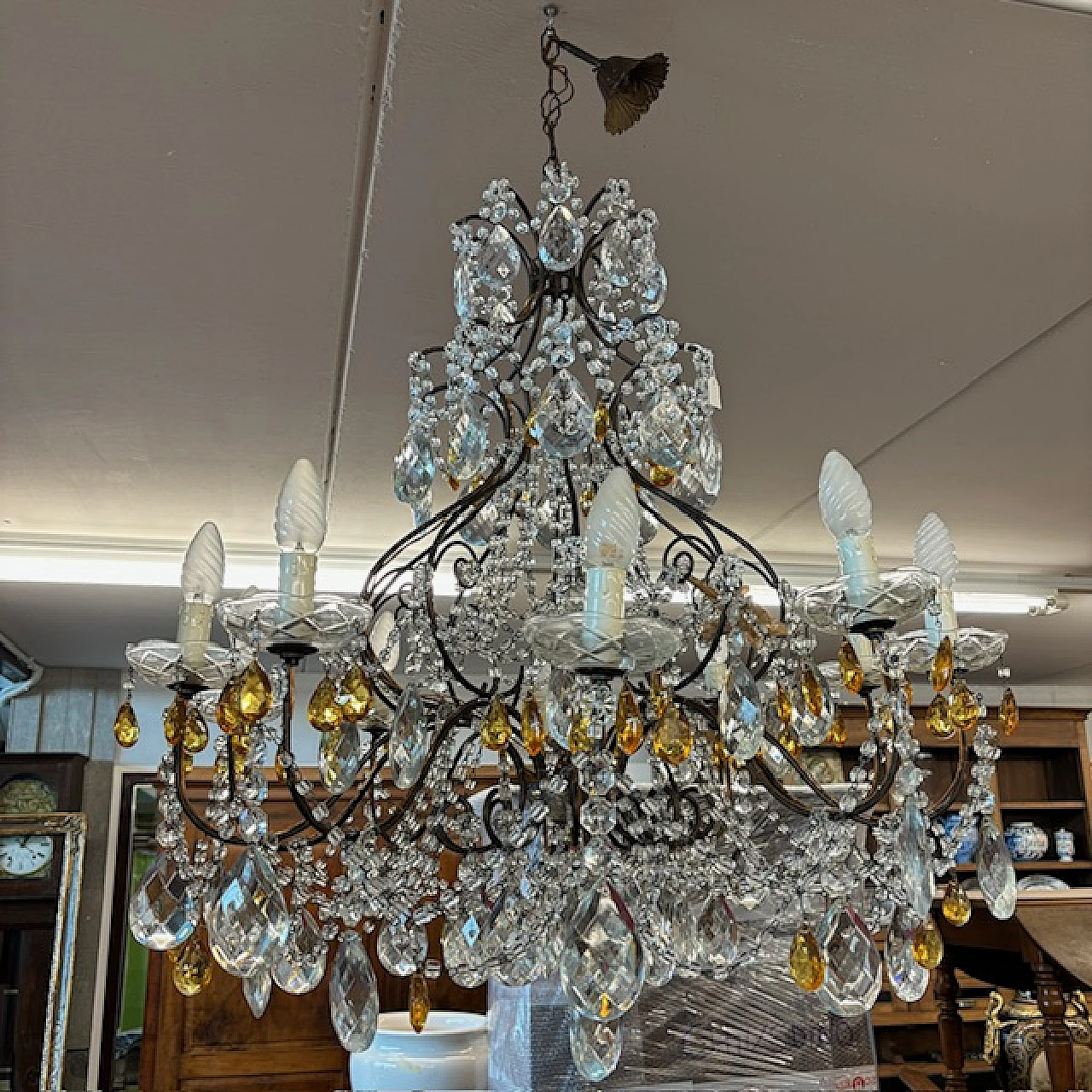 Crystal chandelier with 10 lights, '800 1