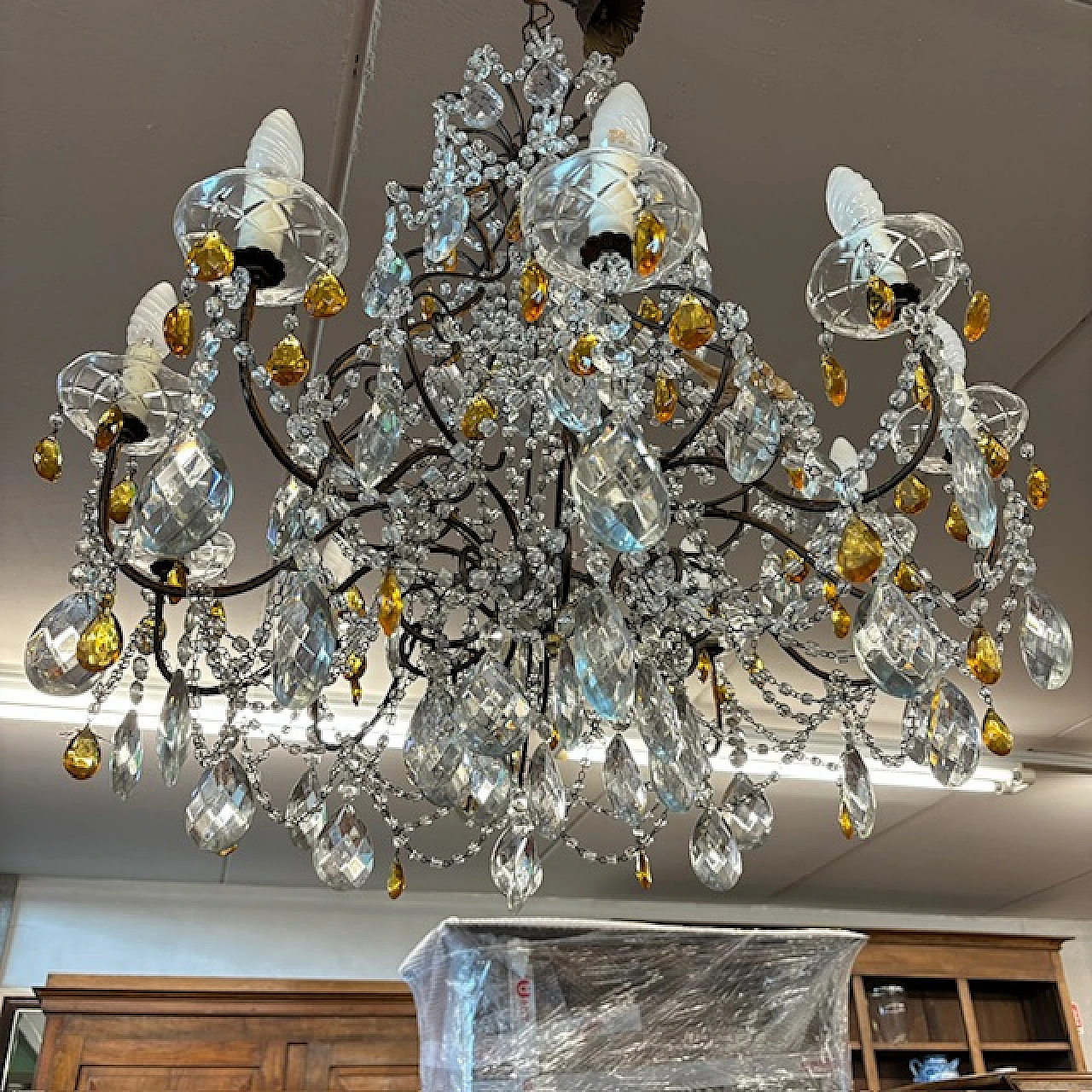 Crystal chandelier with 10 lights, '800 2