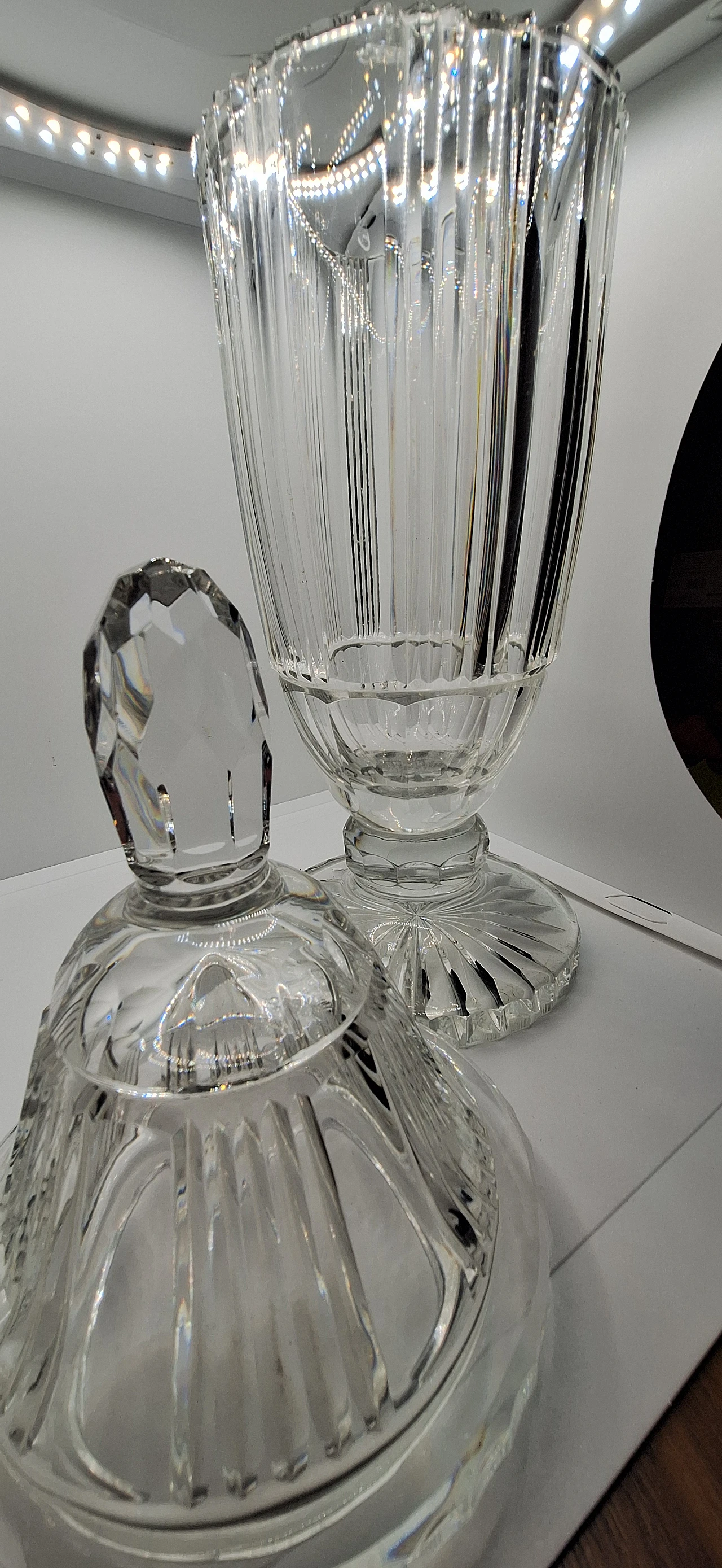 Bohemia crystal table set, 1940s 7