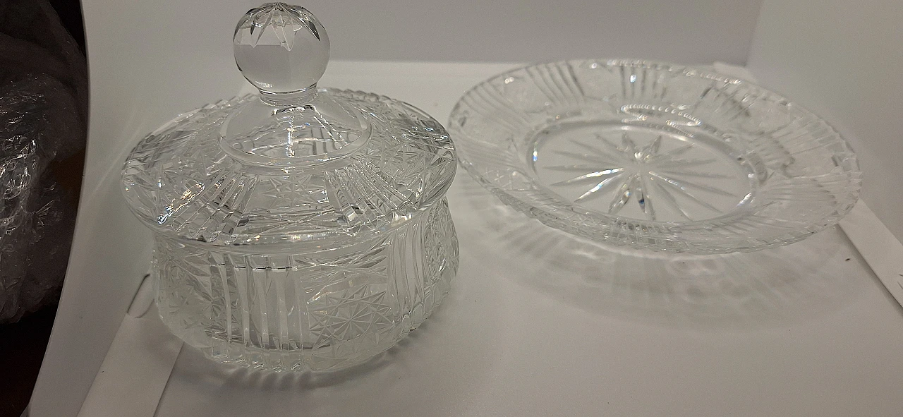 Bohemia crystal table set, 1940s 18