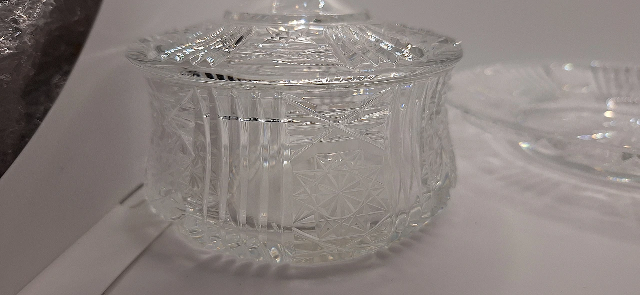 Bohemia crystal table set, 1940s 21