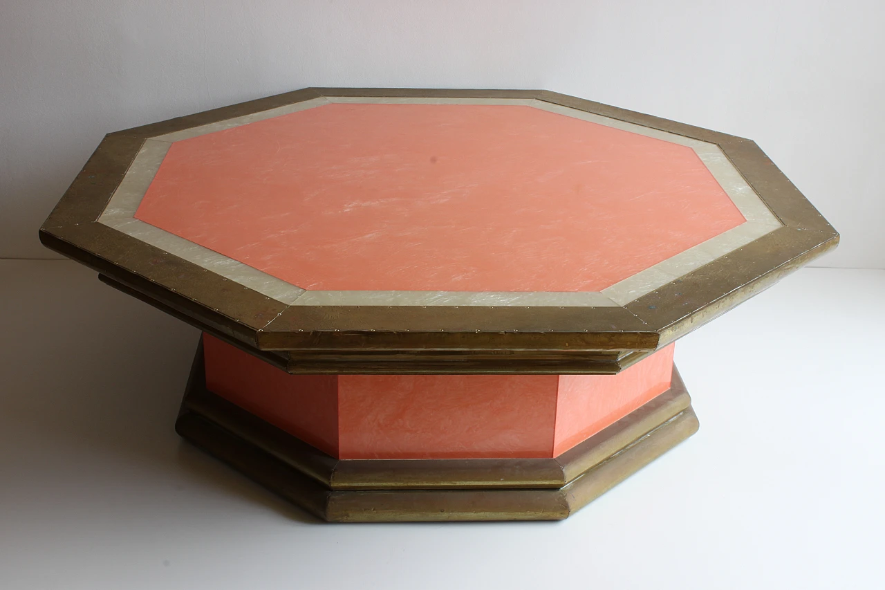 Faux-Pearl Table by Rodolfo Dubarry, Marbella 1970s 5