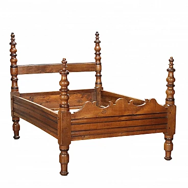 Walnut bed, 18th century