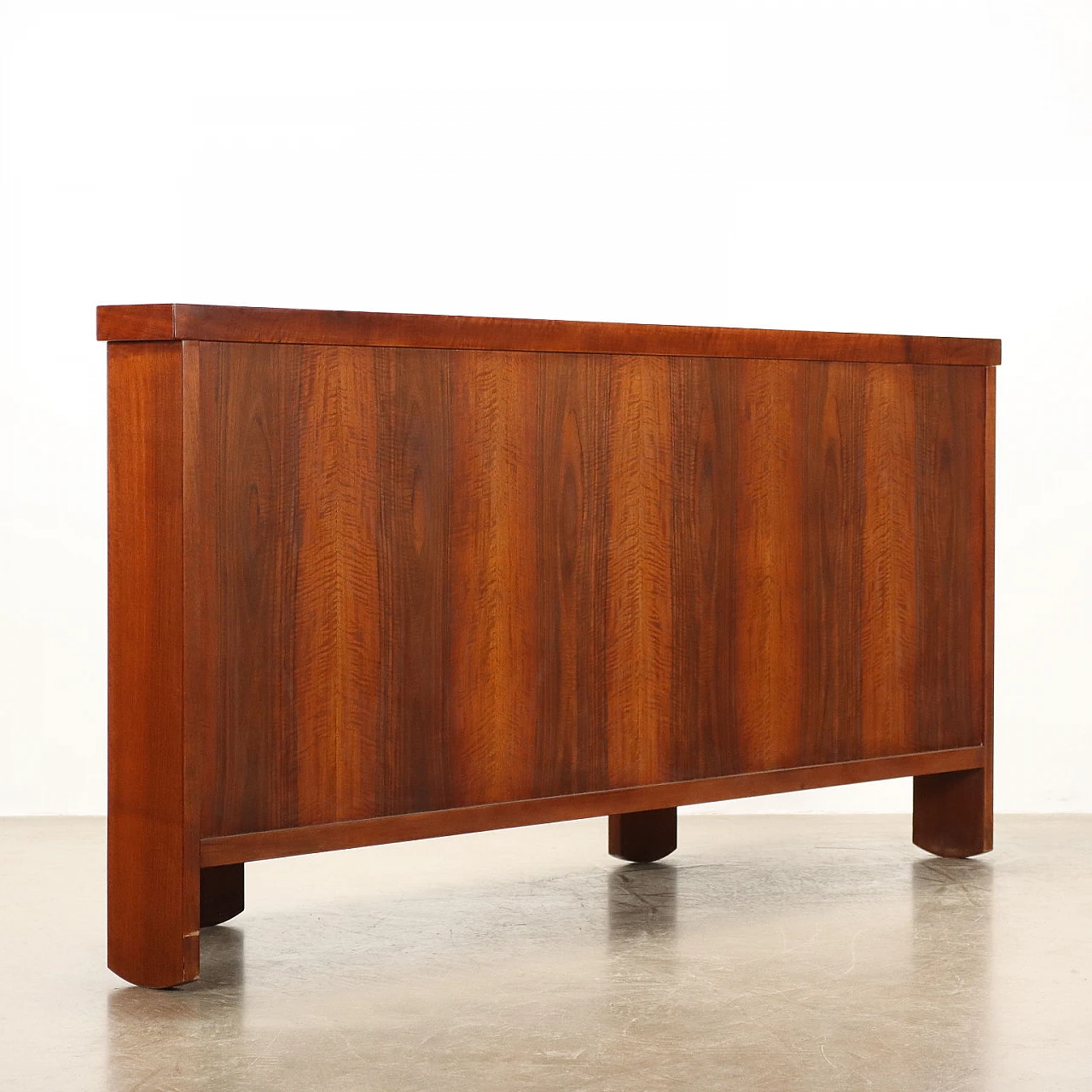 Walnut veneer cabinet by Silvio Coppola for Bernini, 1960s 10