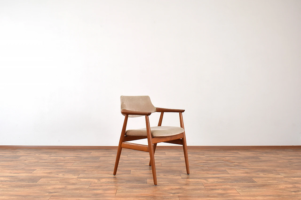 Mid-Century Danish Teak Armchair by Svend Åge Eriksen for Glostrup, 60 1