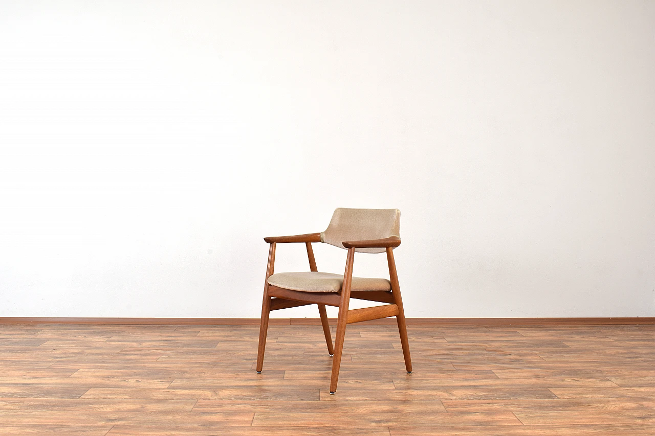 Mid-Century Danish Teak Armchair by Svend Åge Eriksen for Glostrup, 60 2