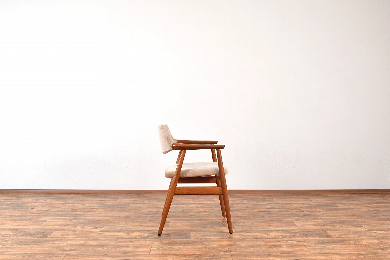 Mid-Century Danish Teak Armchair by Svend Åge Eriksen for Glostrup, 60 3