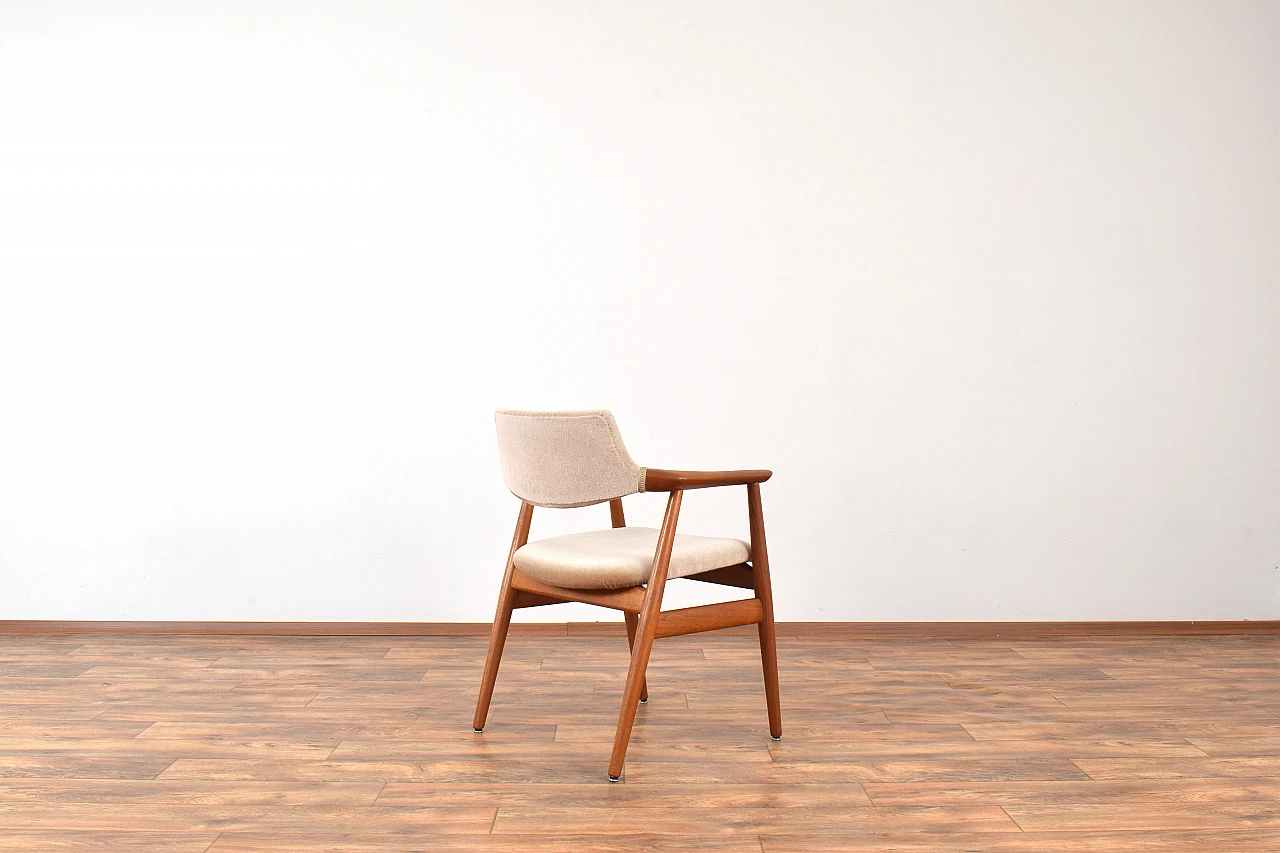 Mid-Century Danish Teak Armchair by Svend Åge Eriksen for Glostrup, 60 5