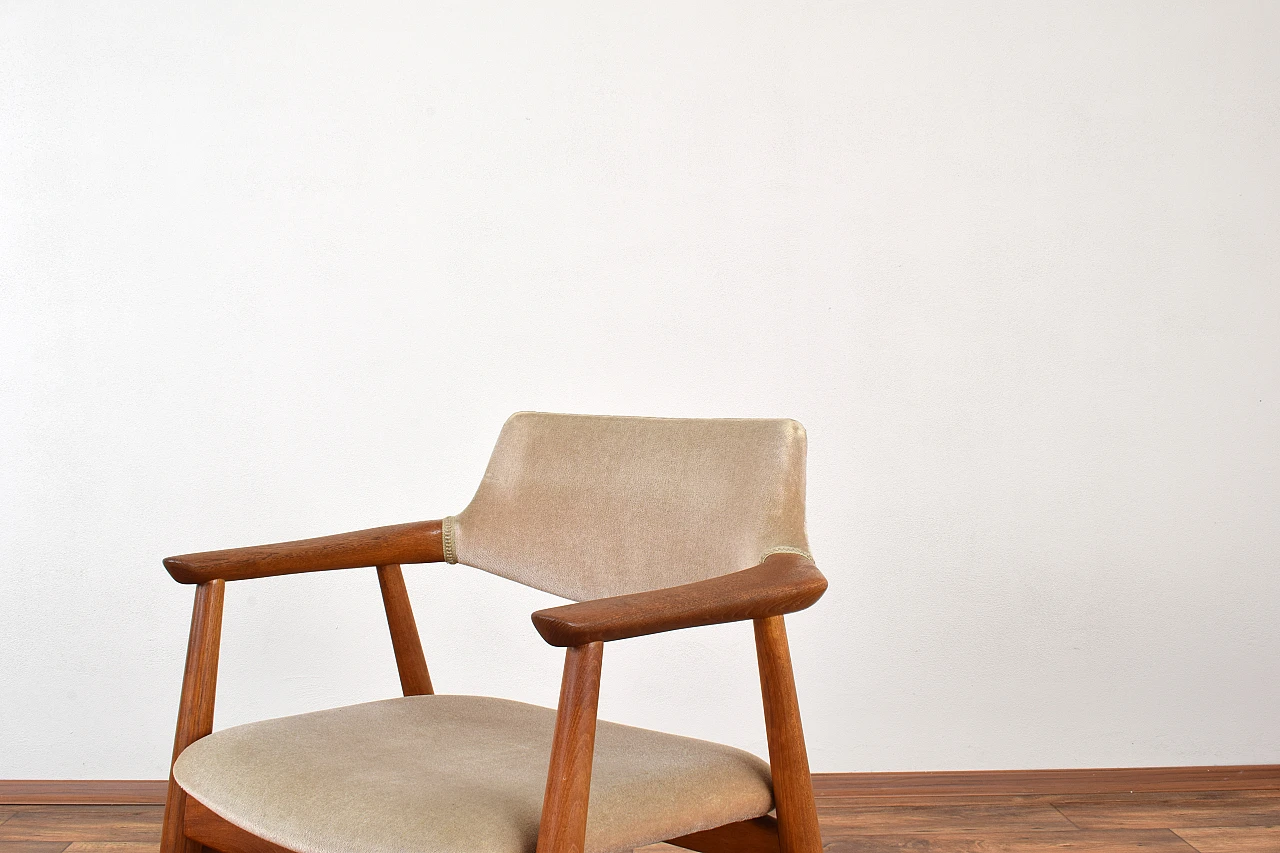 Mid-Century Danish Teak Armchair by Svend Åge Eriksen for Glostrup, 60 7