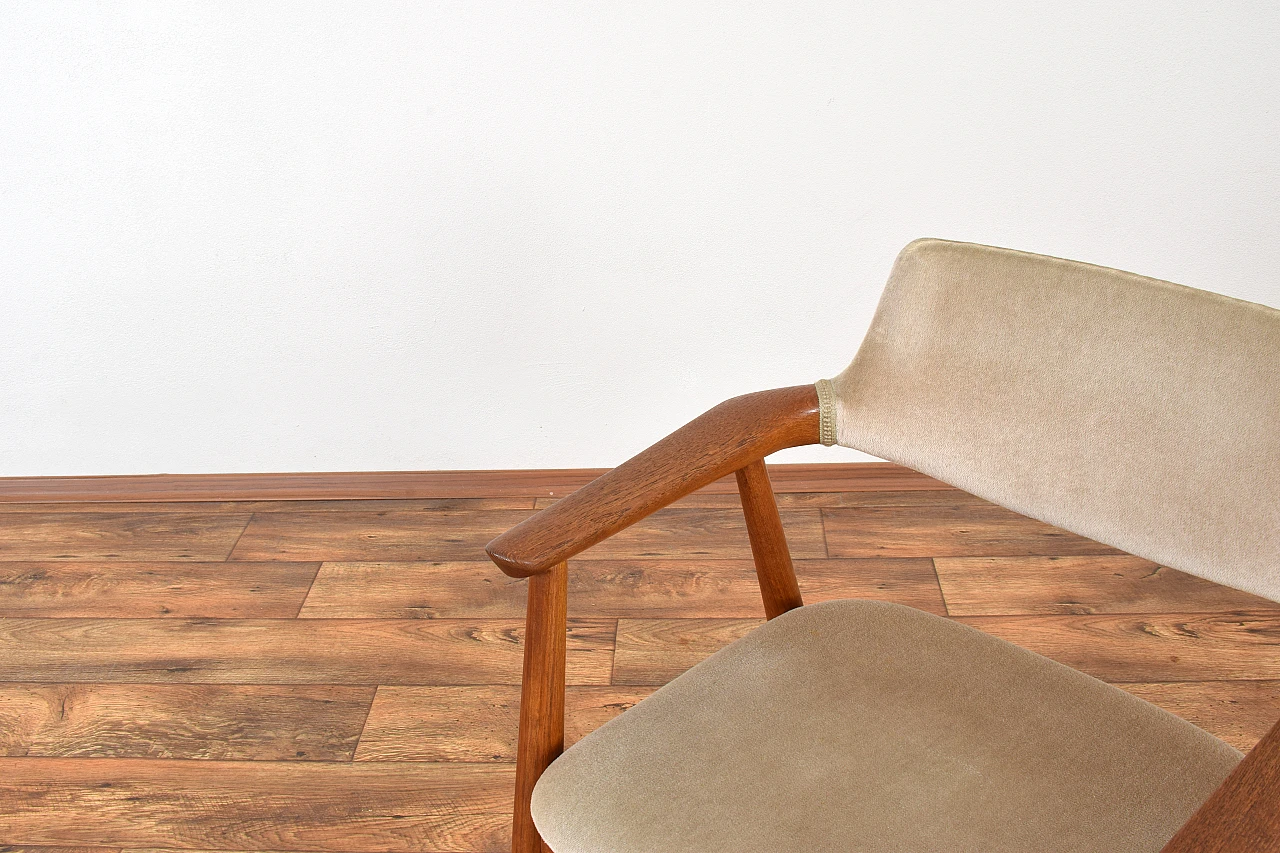 Mid-Century Danish Teak Armchair by Svend Åge Eriksen for Glostrup, 60 9