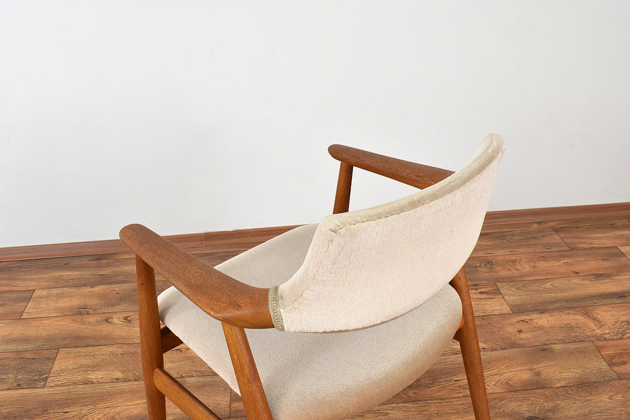 Mid-Century Danish Teak Armchair by Svend Åge Eriksen for Glostrup, 60 11