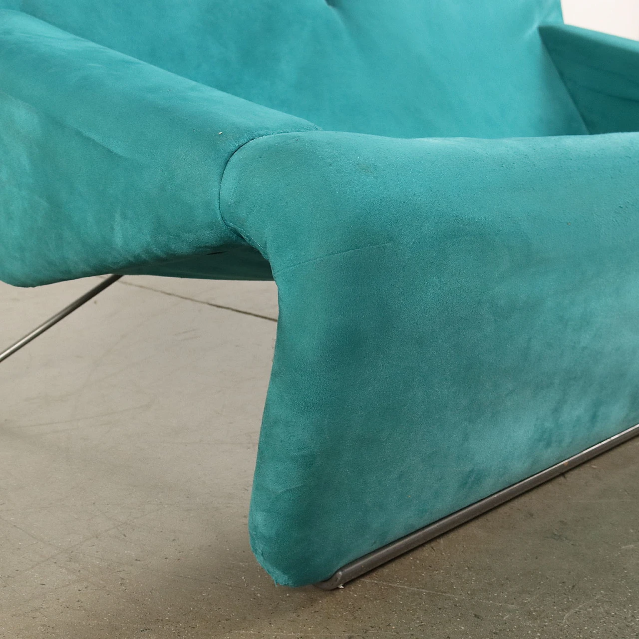 Feeling sofa upholstered in alcantara by Claudio Salocchi for Skipper, 1980s 7