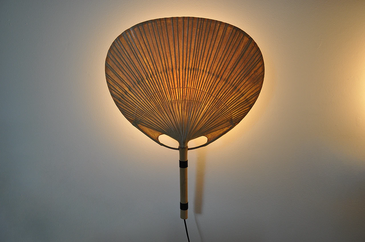 Pair of Wall Lamps "Uchiwa" by Ingo Maurer for M Design, 1970s 8