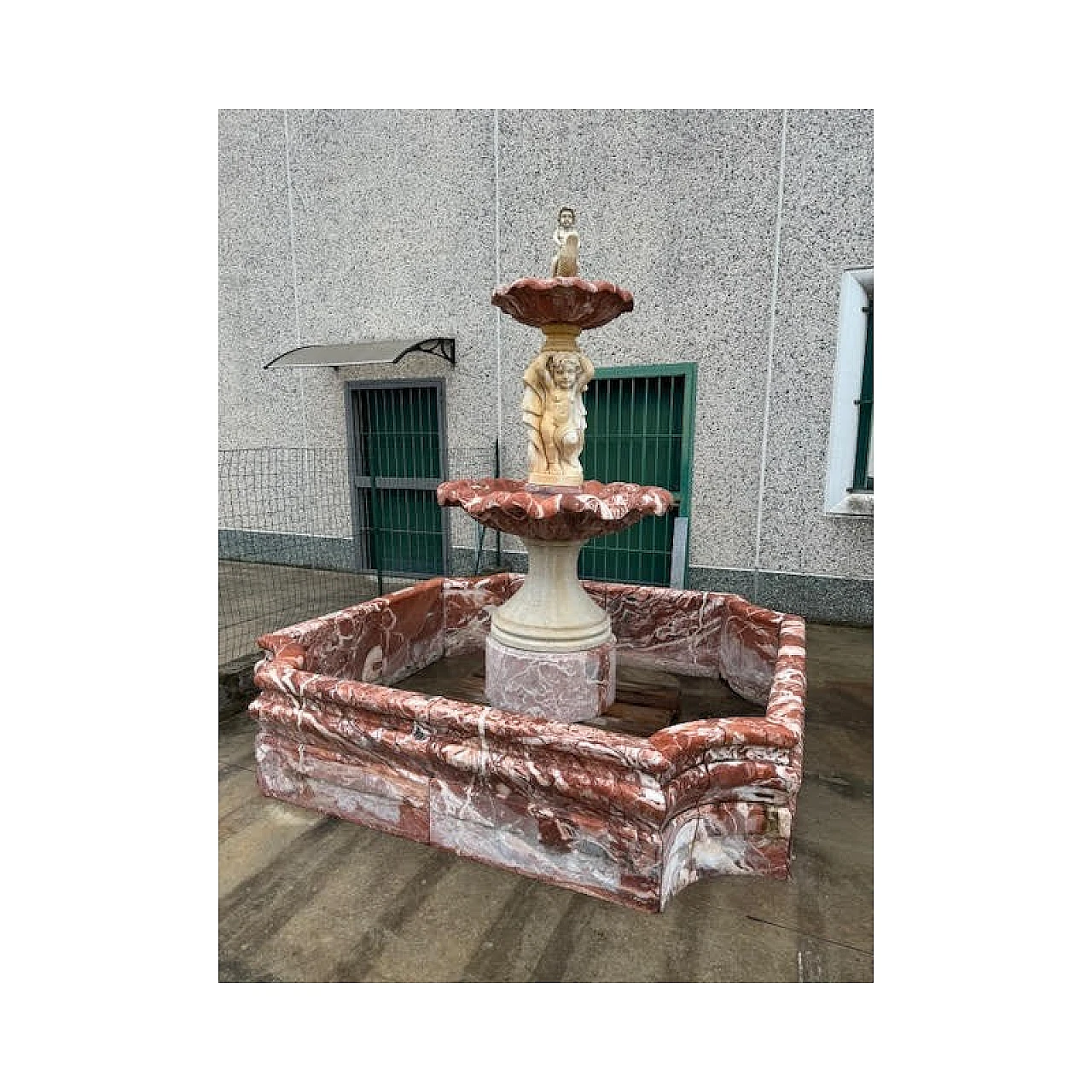 Marble fountain, early 20th century 4