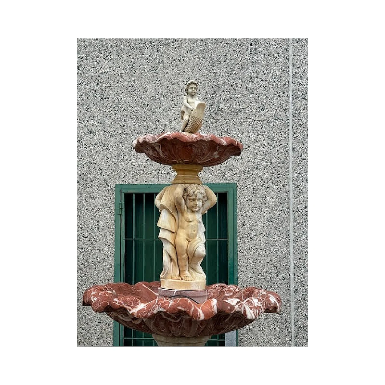 Marble fountain, early 20th century 7