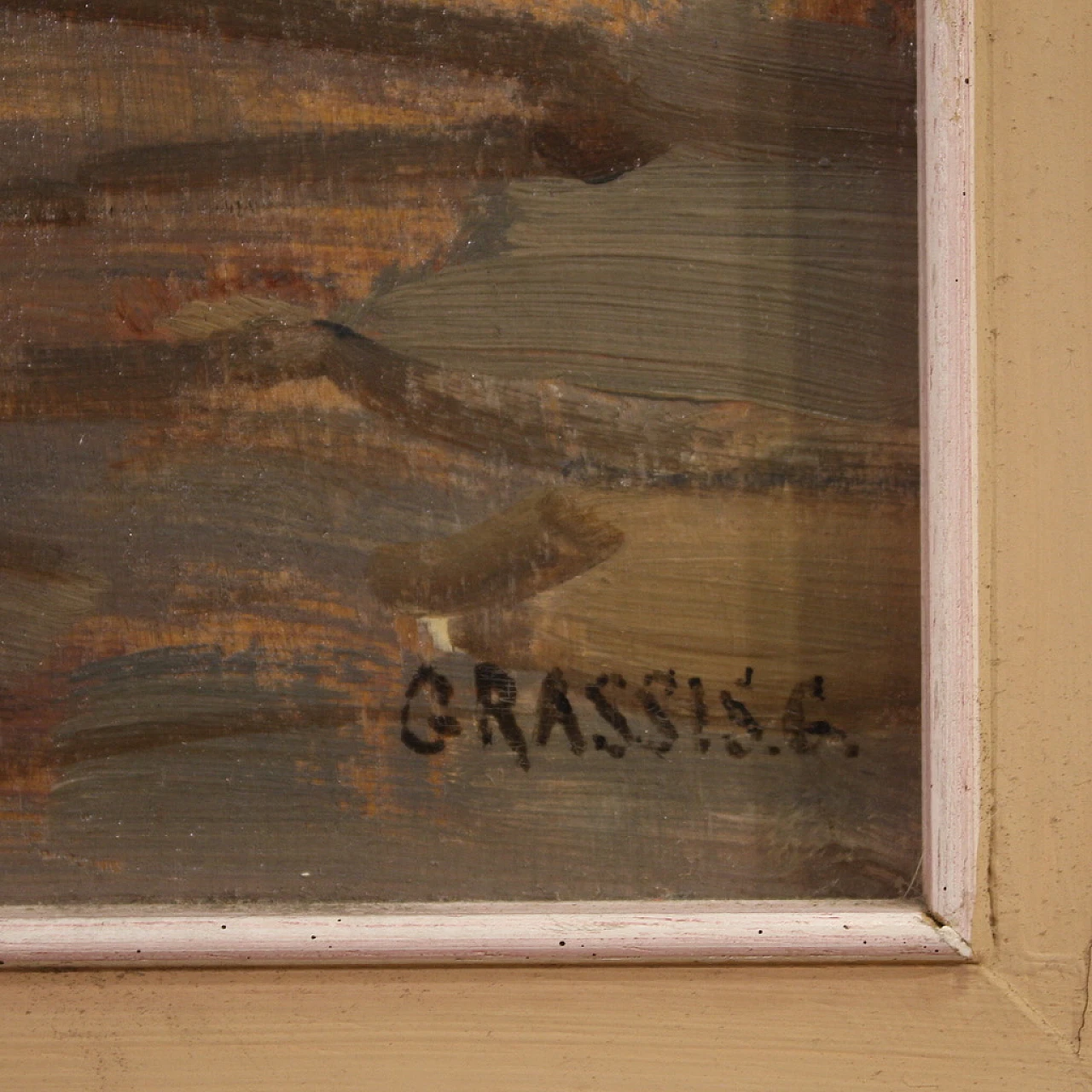 Painting signed Grassis G., 20th century 5