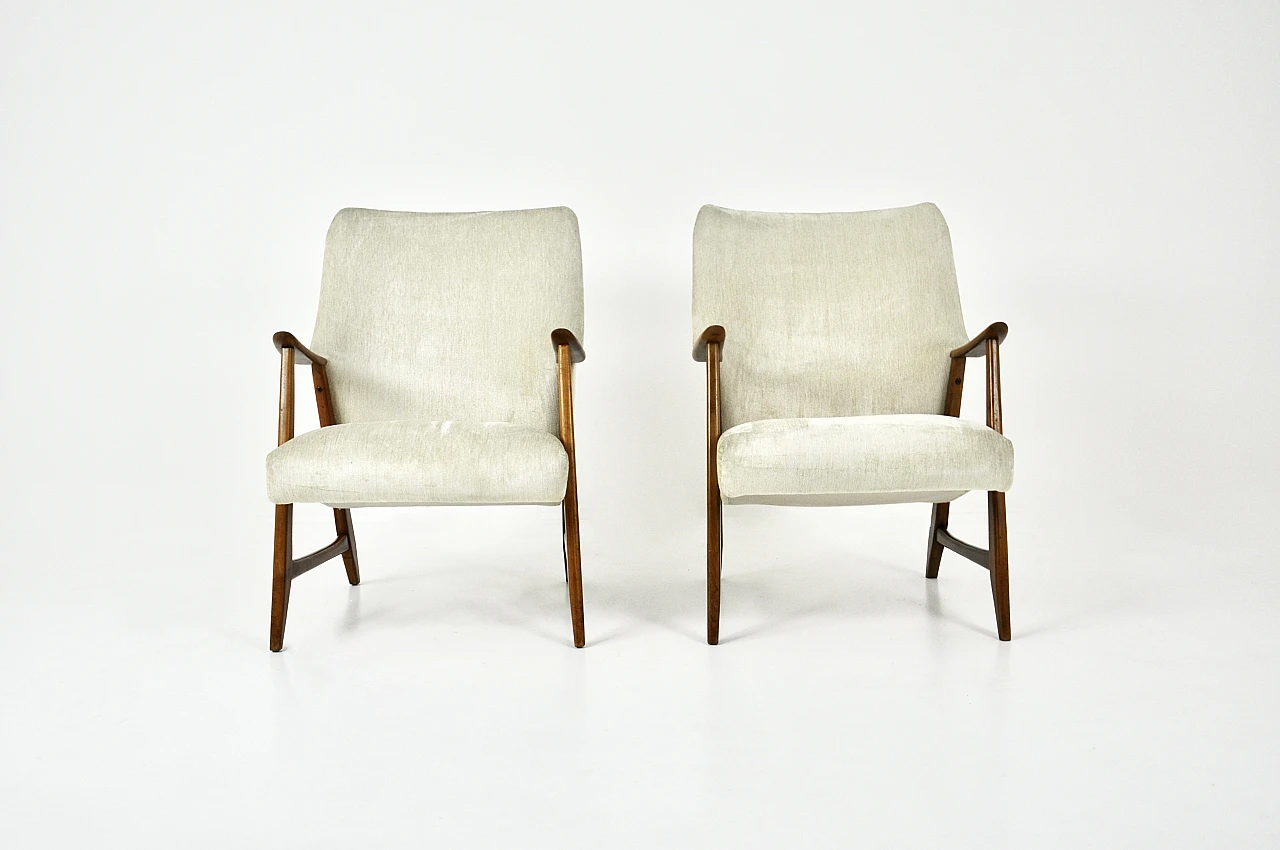 Pair of Scandinavian armchairs, 1960s 3