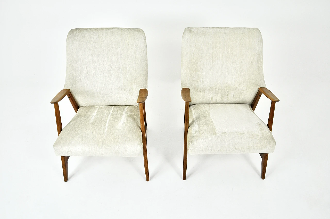 Pair of Scandinavian armchairs, 1960s 7