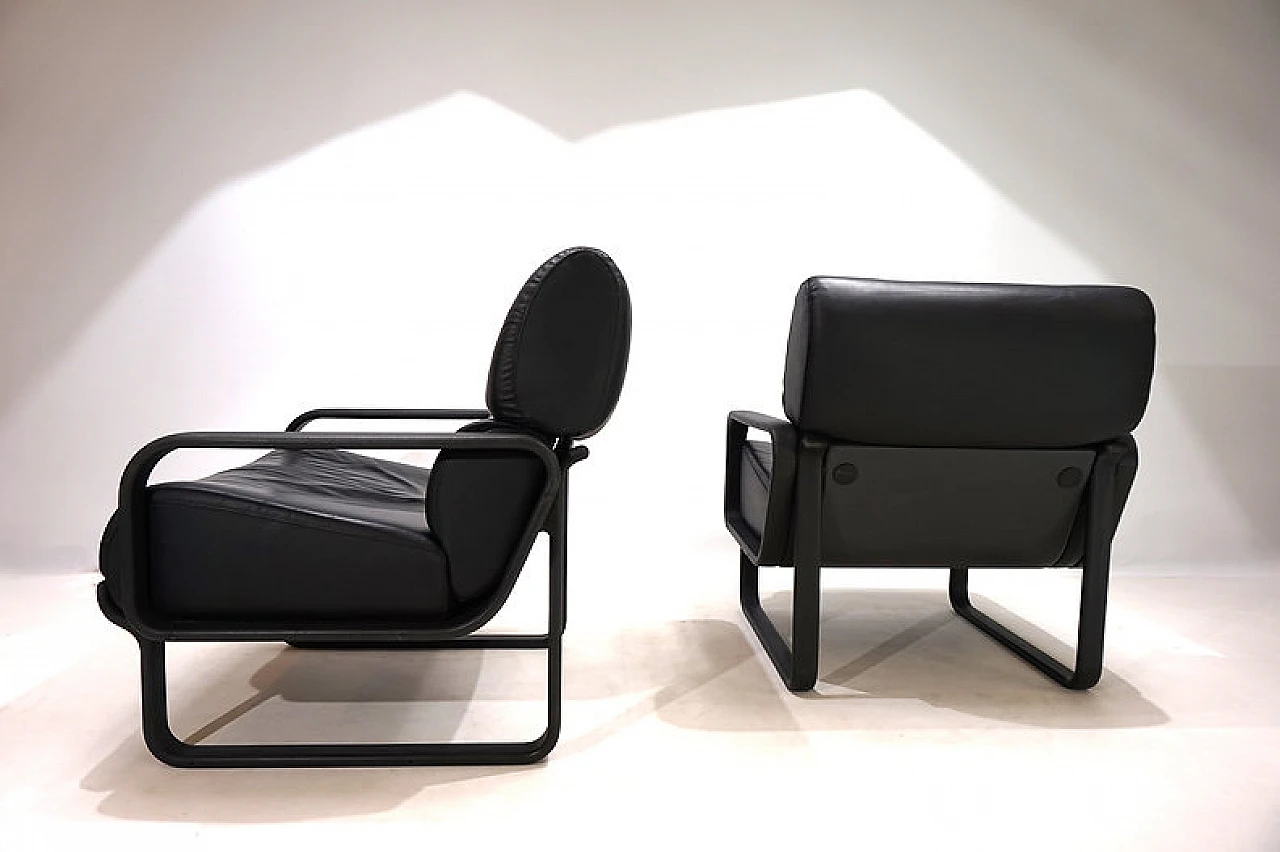 Lobbytop sofa and pair of armchairs by Otto Zapf for Drabert, 1979 7