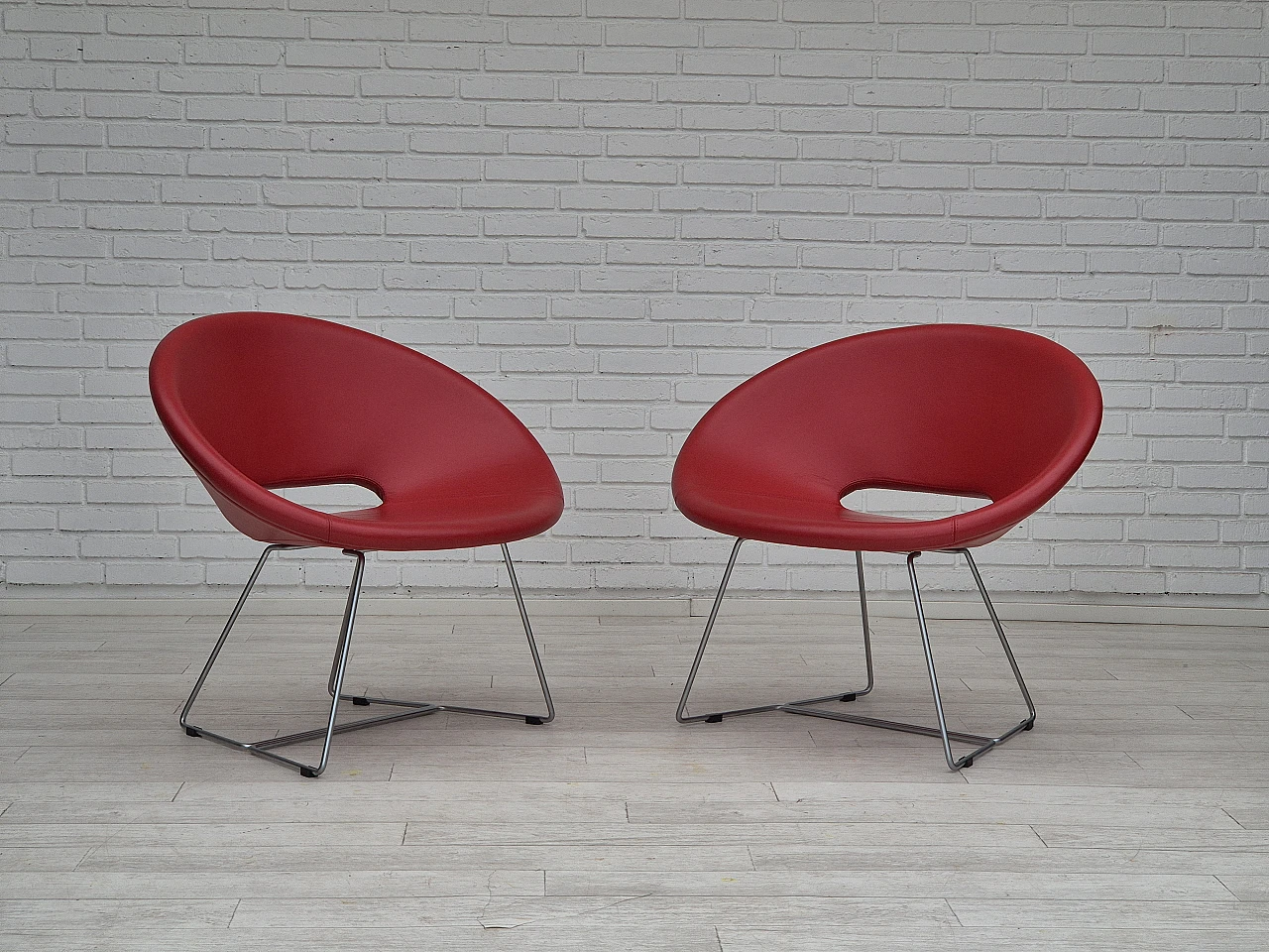 Pair of danish armchairs by Hee Welling for Nielaus Møbler, 2000's 1