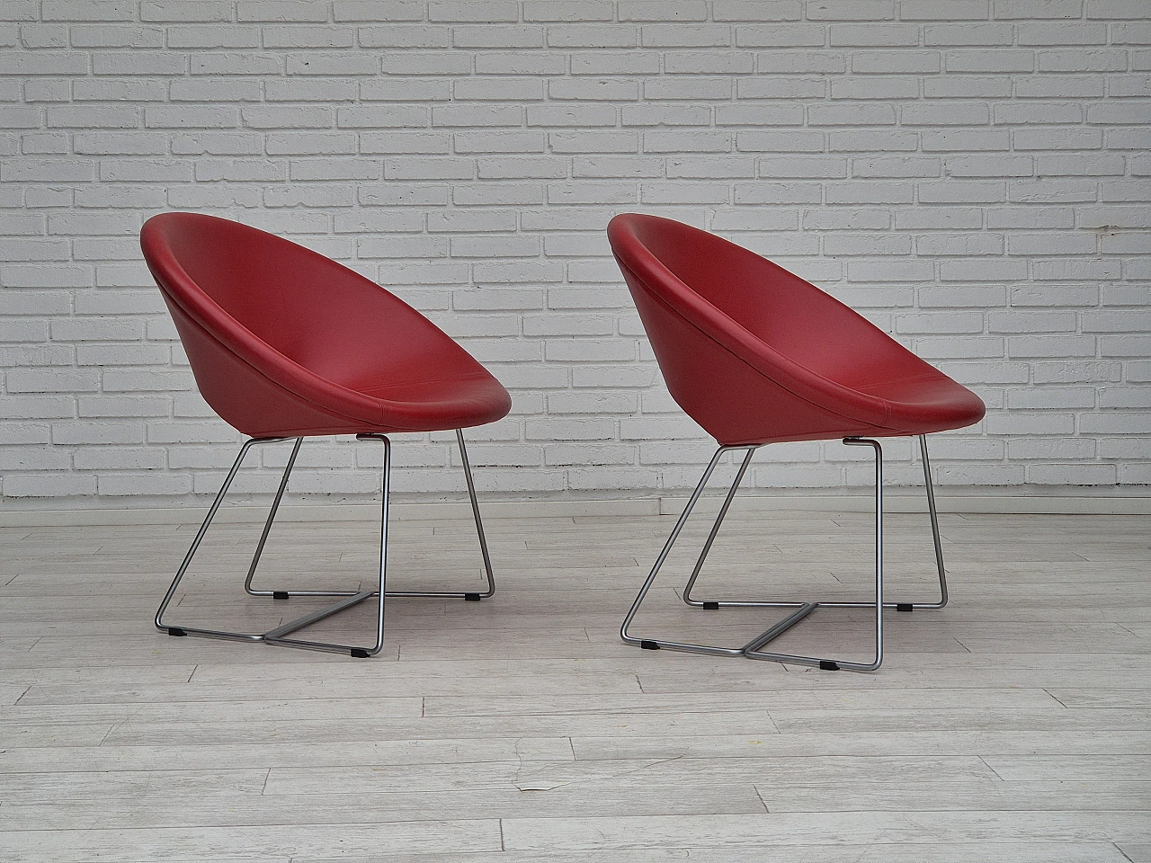 Pair of danish armchairs by Hee Welling for Nielaus Møbler, 2000's 2