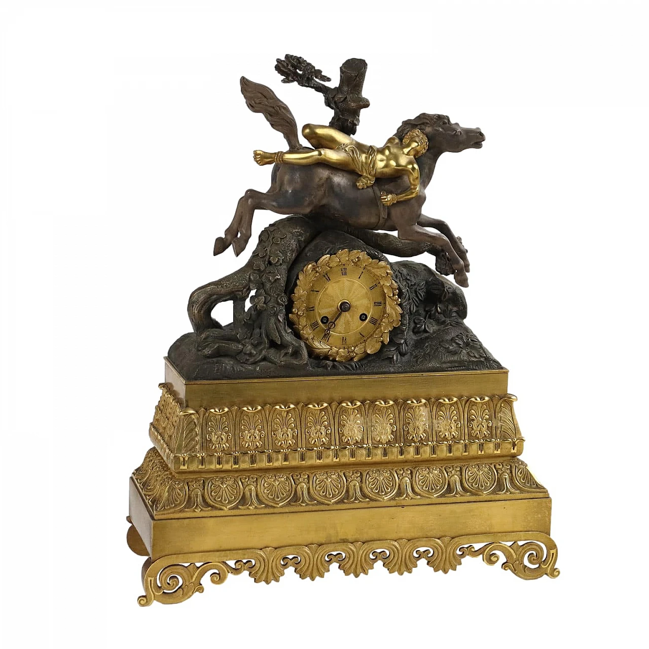 Gilt bronze table clock, mid 19th century 1