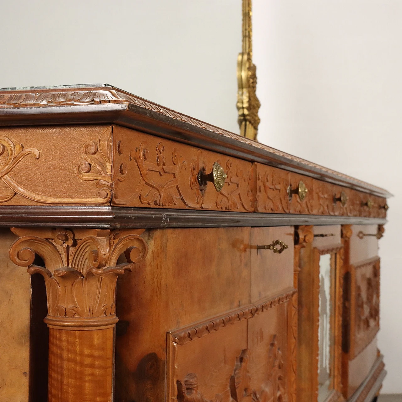 Cupboard with bar cabinet 8