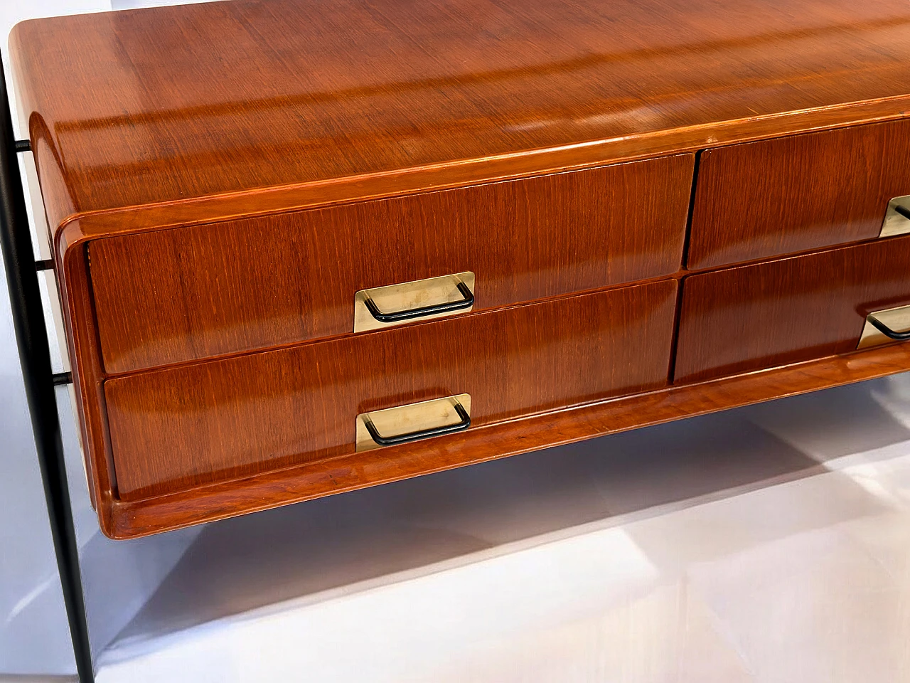 Italian Mid-Century Sideboard with mirror by Silvio Cavatorta, 1950s 9