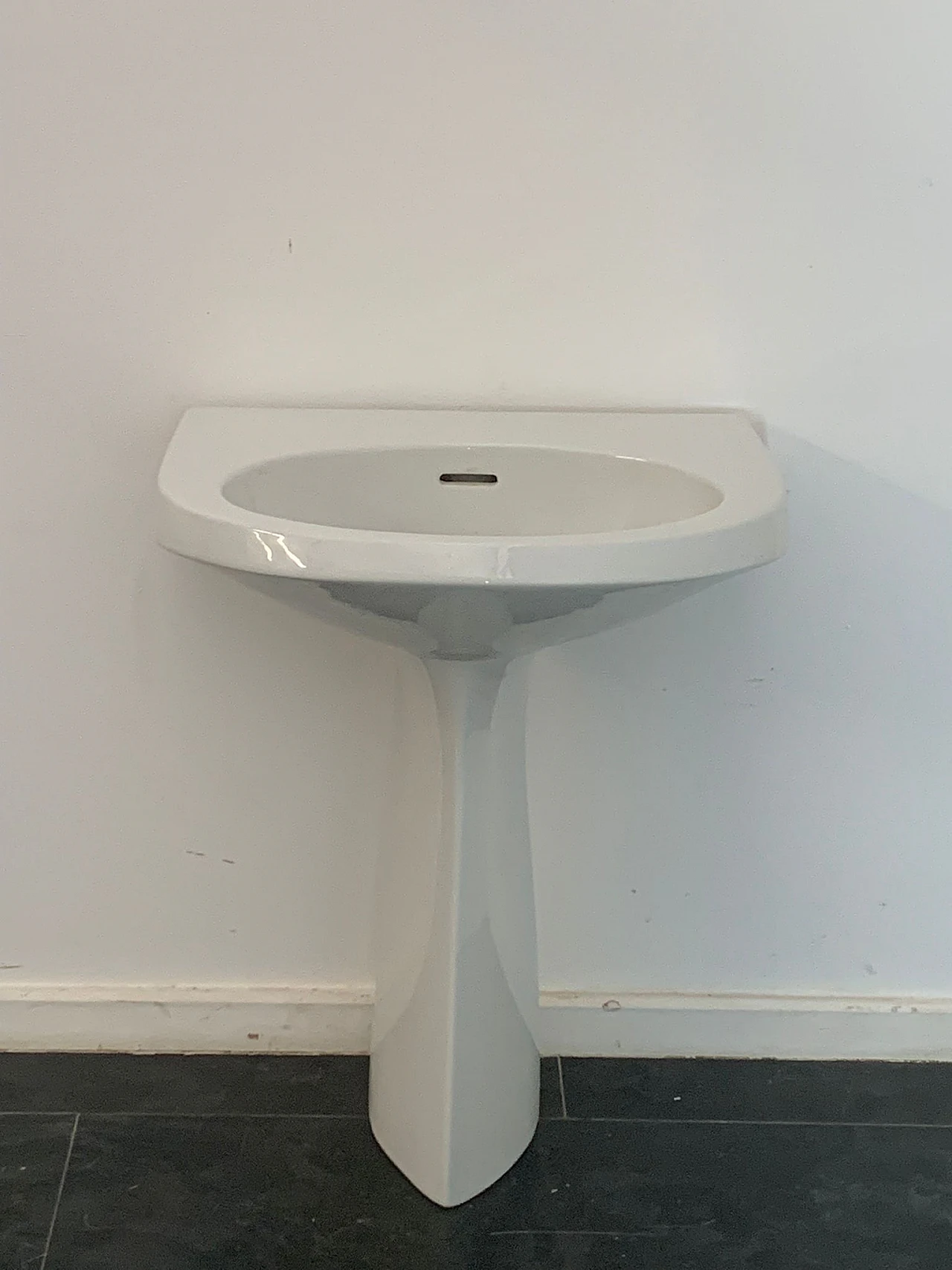 Gio Ponti washbasin with pedestal for Ideal Standard, 1960s 8