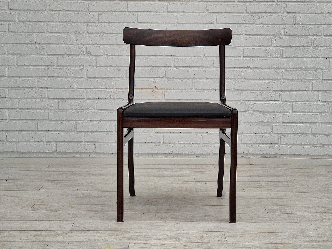 4 Mahogany dining chairs by Ole Wanscher, 1960s 9