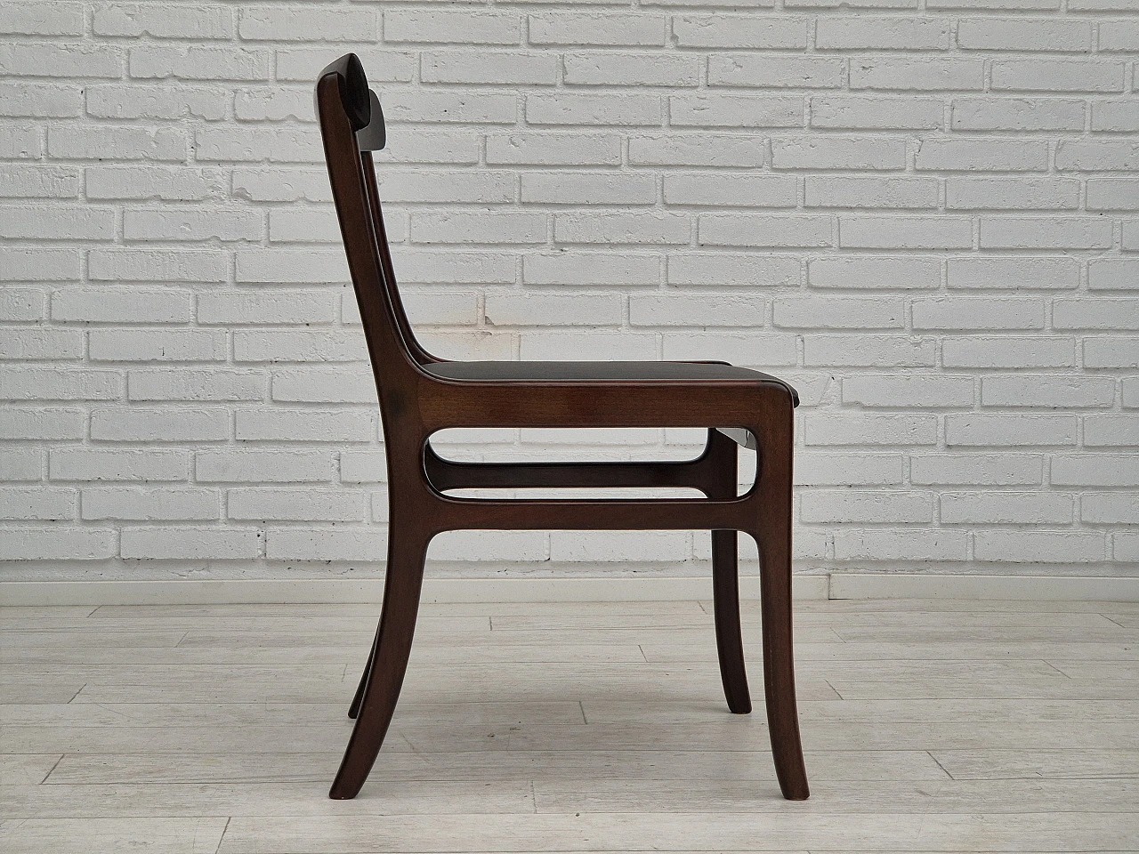 4 Mahogany dining chairs by Ole Wanscher, 1960s 13