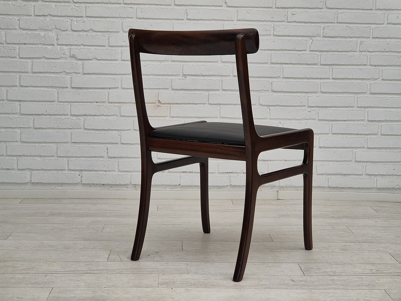 4 Mahogany dining chairs by Ole Wanscher, 1960s 14