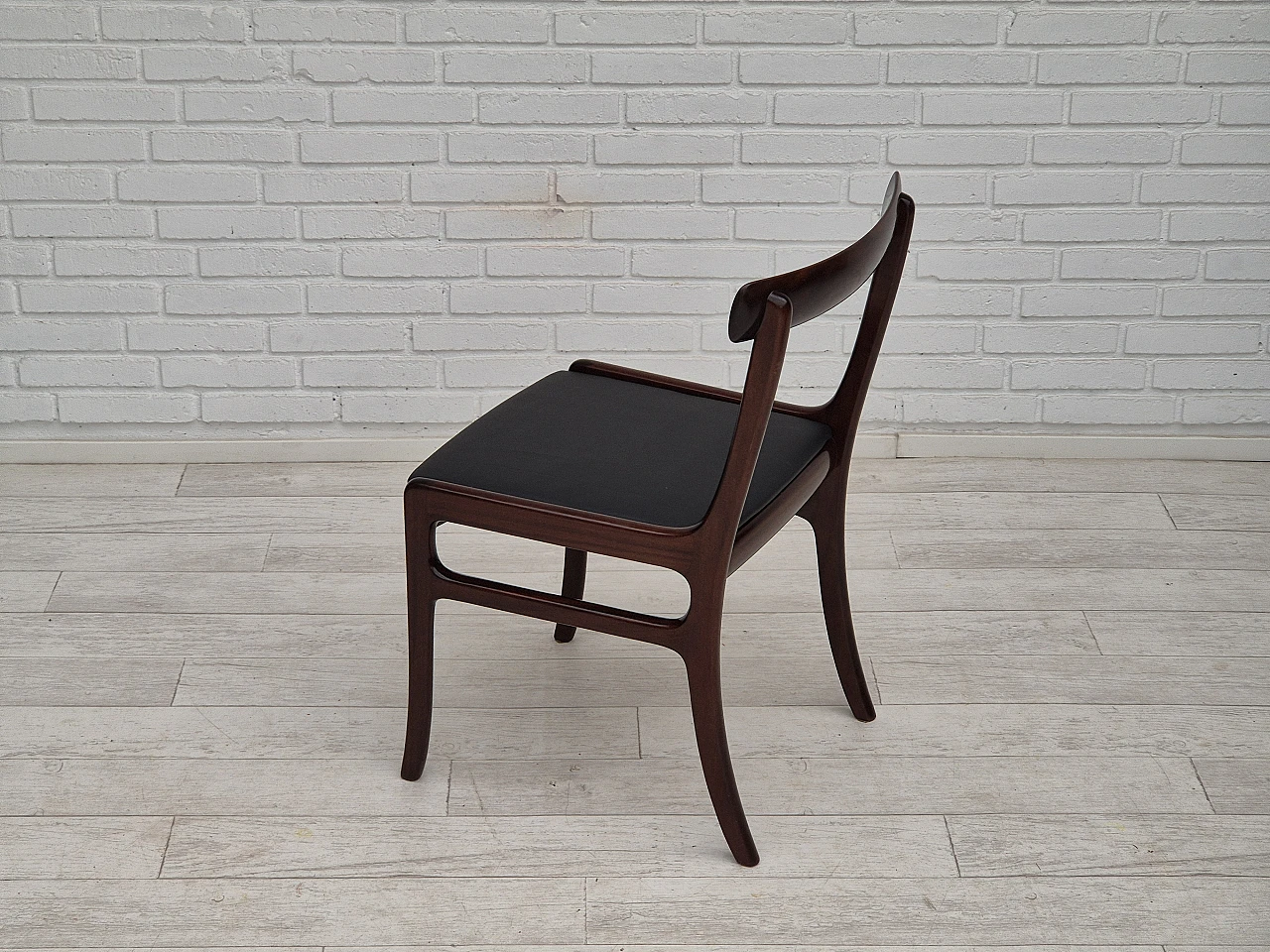 4 Mahogany dining chairs by Ole Wanscher, 1960s 17