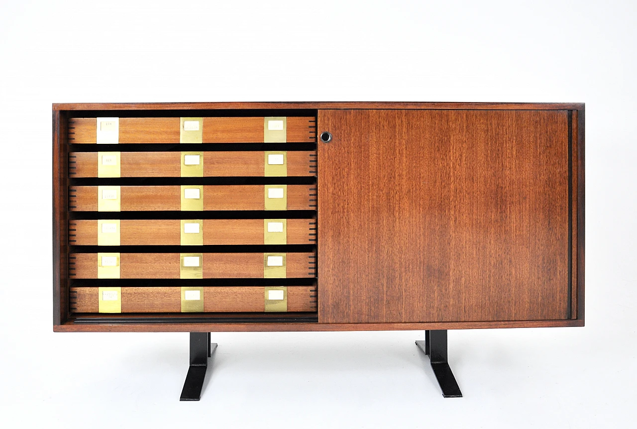 "SE3" Sideboard by Osvaldo Borsani for Tecno, Italy, 1960s 9