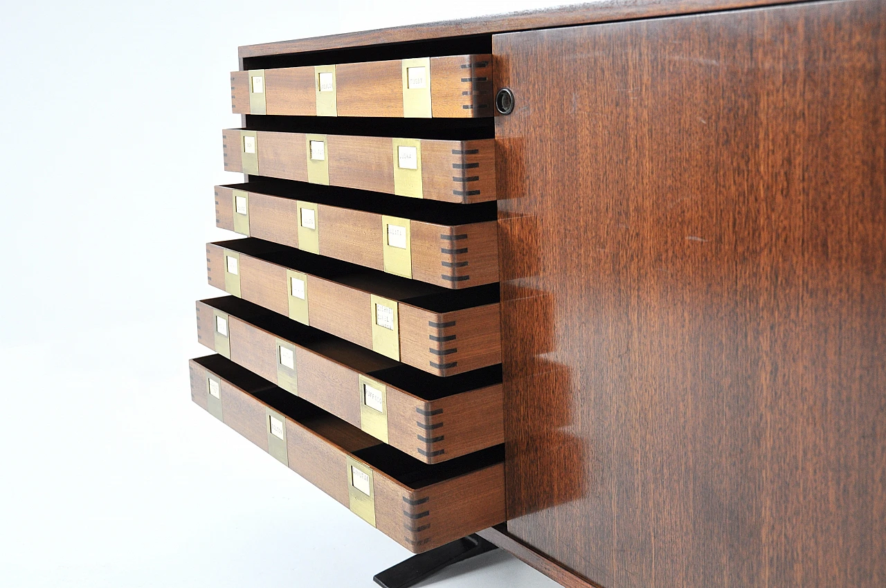 "SE3" Sideboard by Osvaldo Borsani for Tecno, Italy, 1960s 11