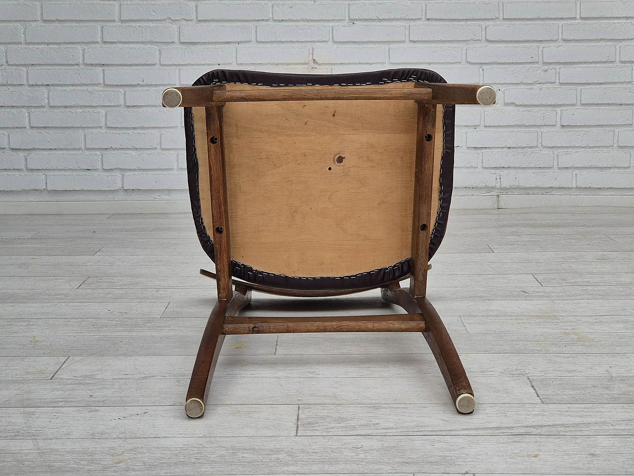 6 danish chairs, solid oak wood, 1960s 23