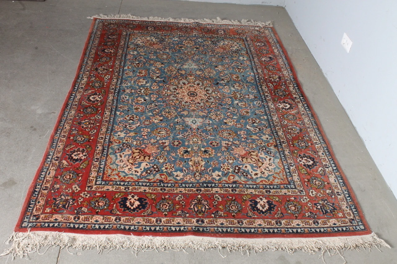 Sumptuous Persian Isfahan extra fine wool carpet. mid 20th century 2