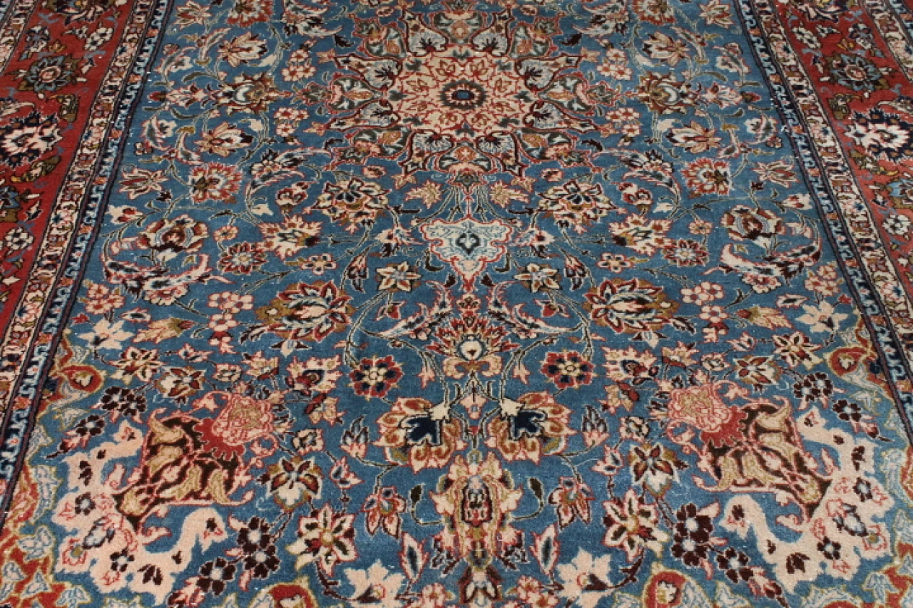 Sumptuous Persian Isfahan extra fine wool carpet. mid 20th century 9