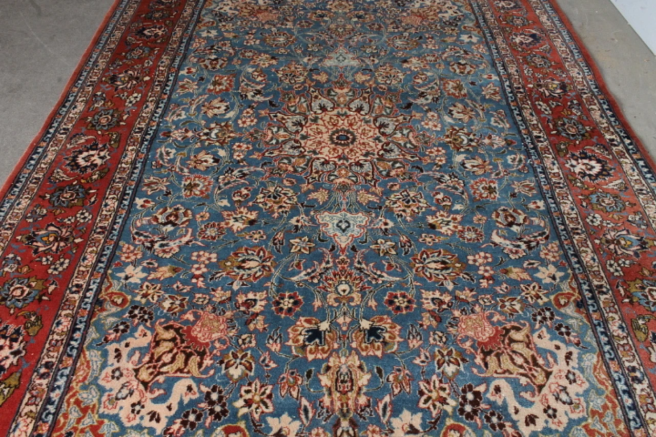 Sumptuous Persian Isfahan extra fine wool carpet. mid 20th century 10