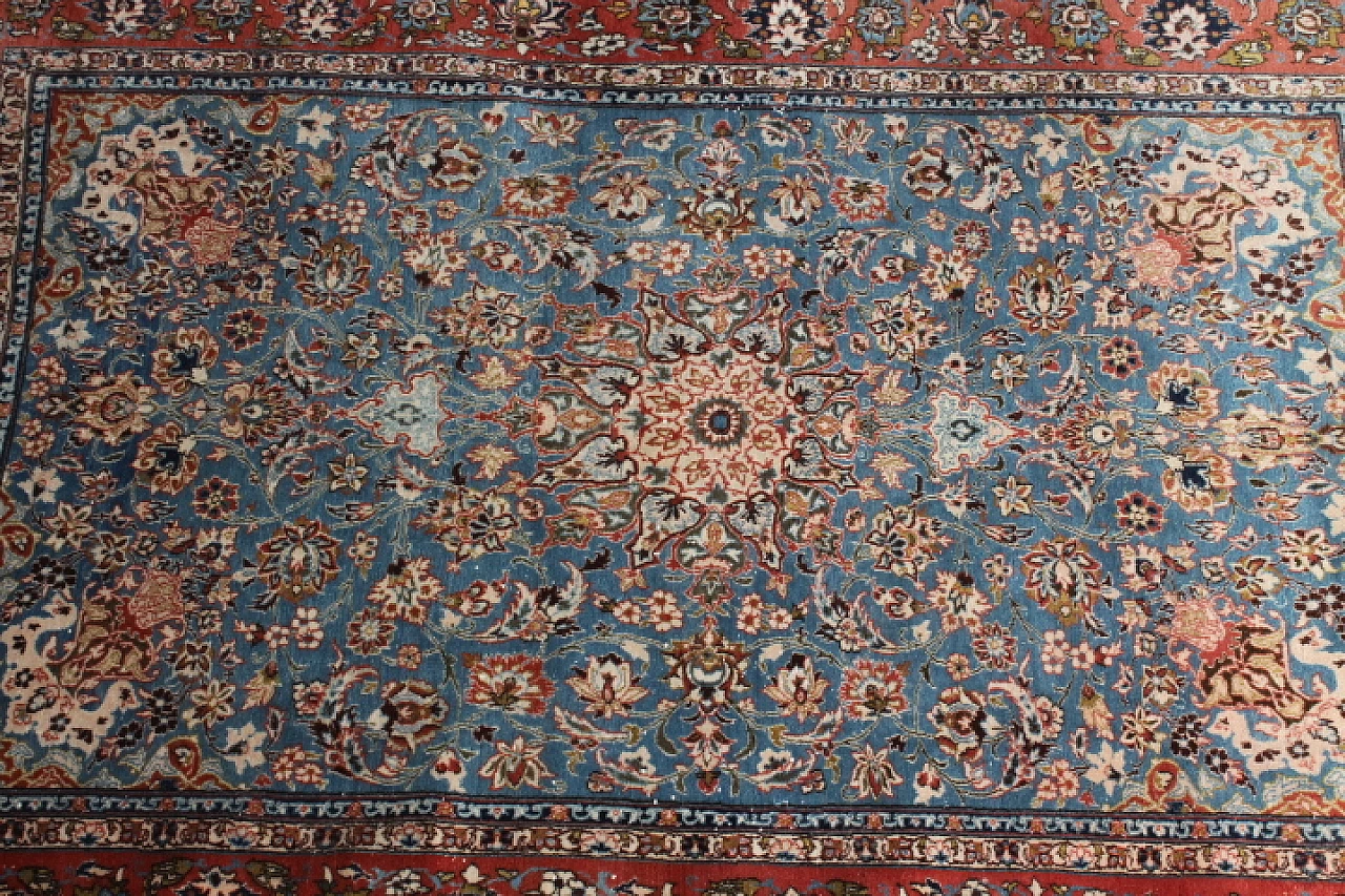 Sumptuous Persian Isfahan extra fine wool carpet. mid 20th century 13